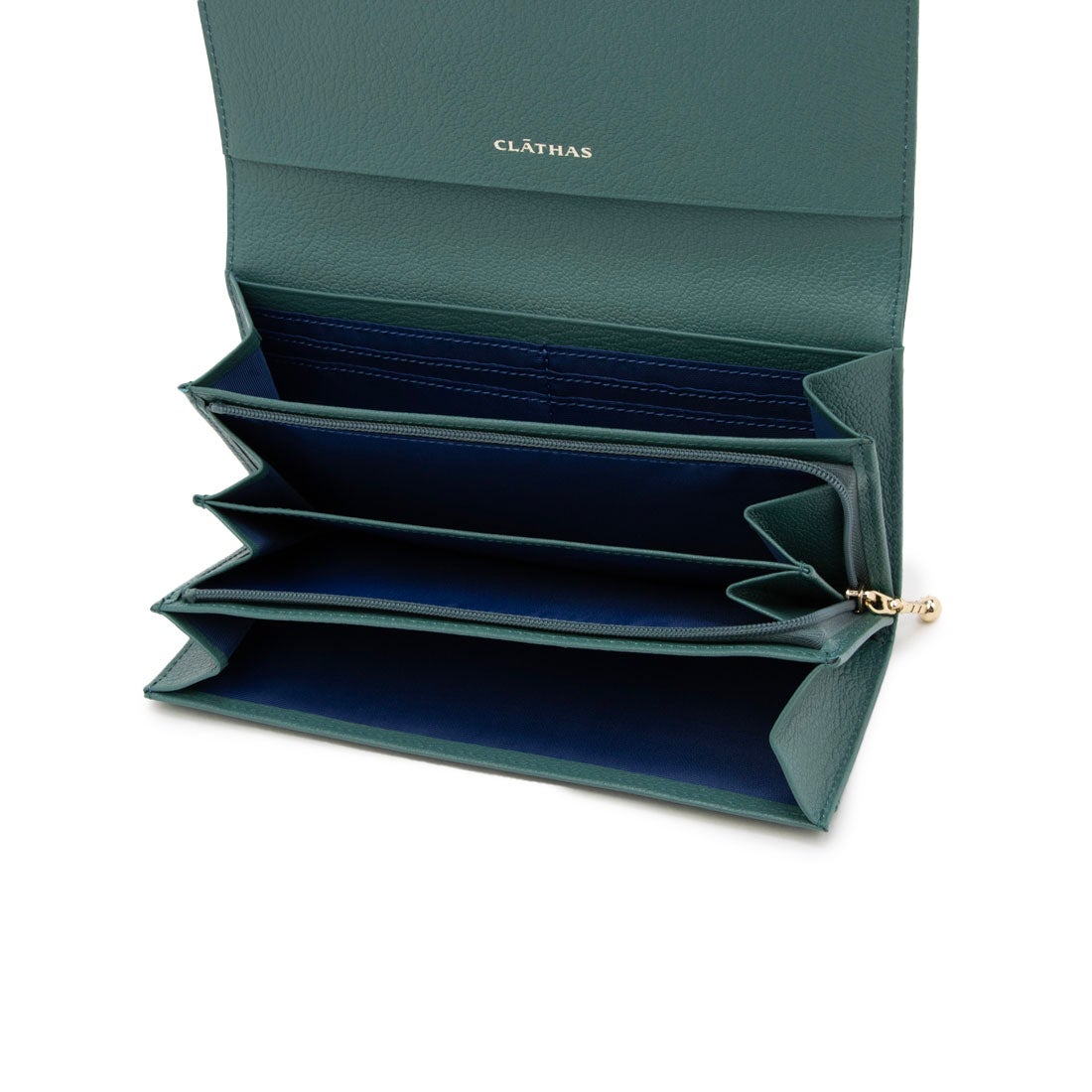 クレイサス CLATHAS ソフィア かぶせ長財布 （ネイビー） -人気