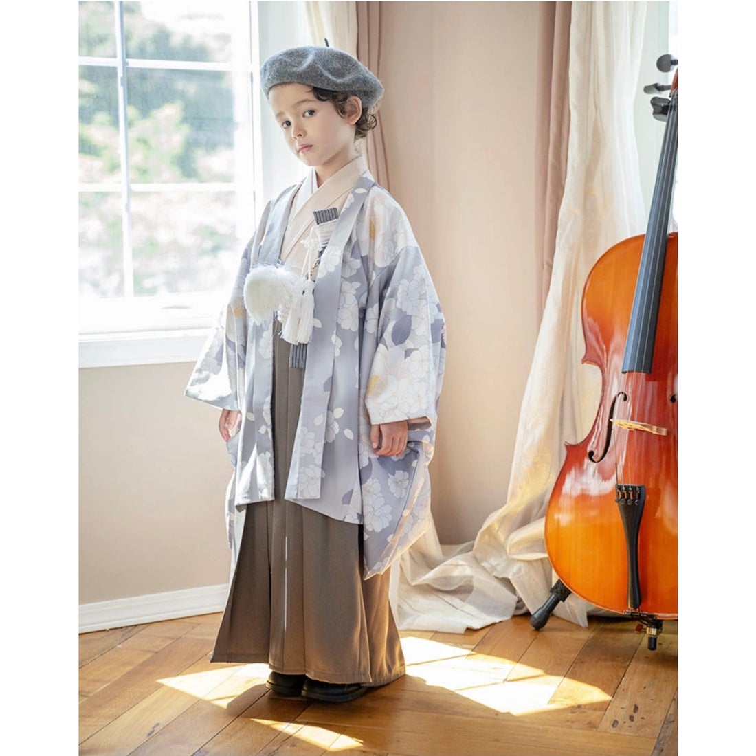 キャサリンコテージ Catherine Cottage 男の子羽織袴セット （八重桜