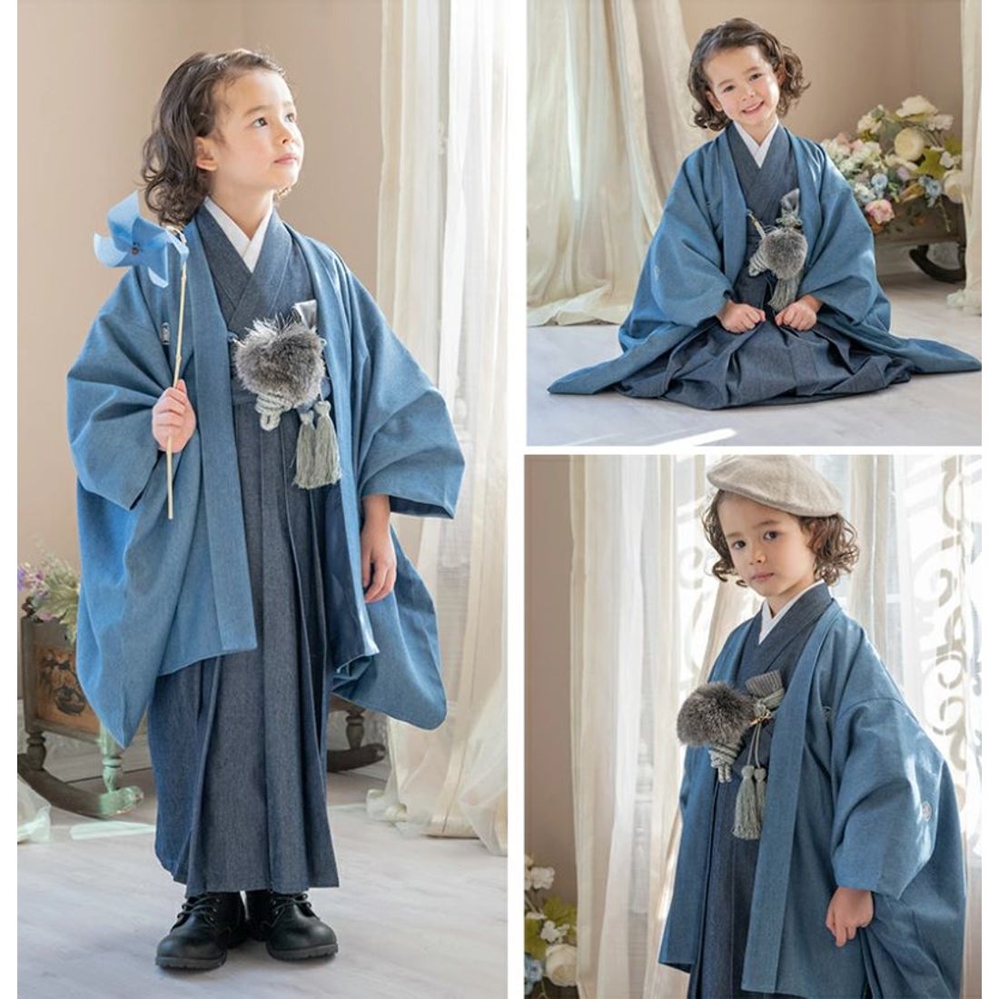 キャサリンコテージ Catherine Cottage 男の子羽織袴セット （八重桜