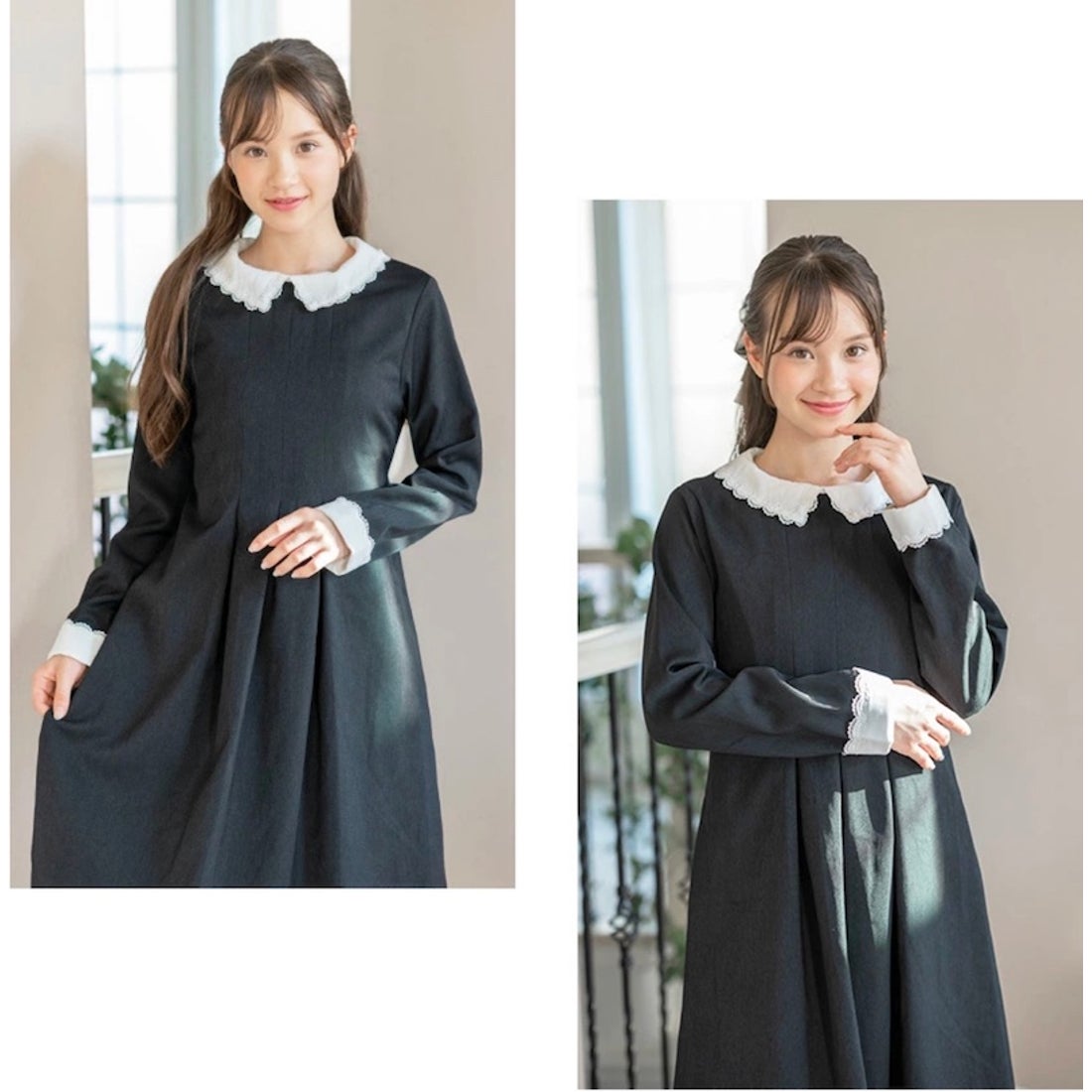 キャサリンコテージ Catherine Cottage スカラップレース白襟