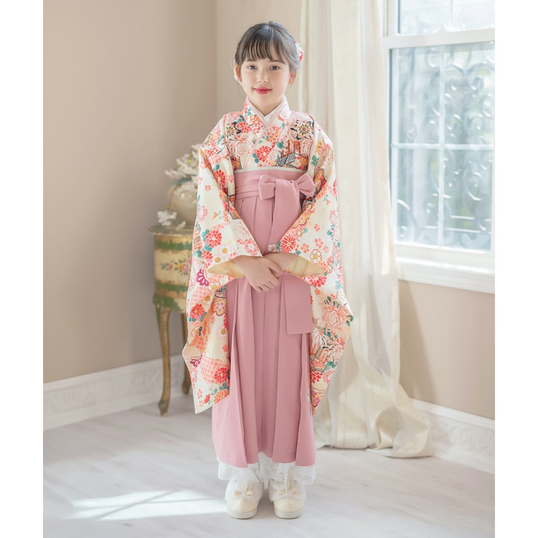 キャサリンコテージ Catherine Cottage 背中ファスナー袴一体型着物