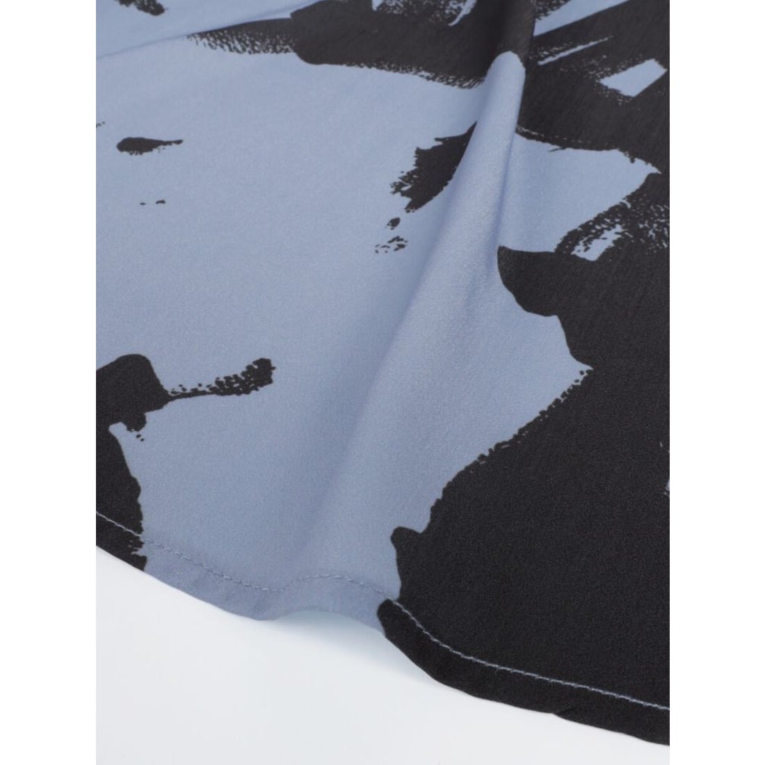 アーガ Aga インクアートプリントロングワンピース （オフホワイト