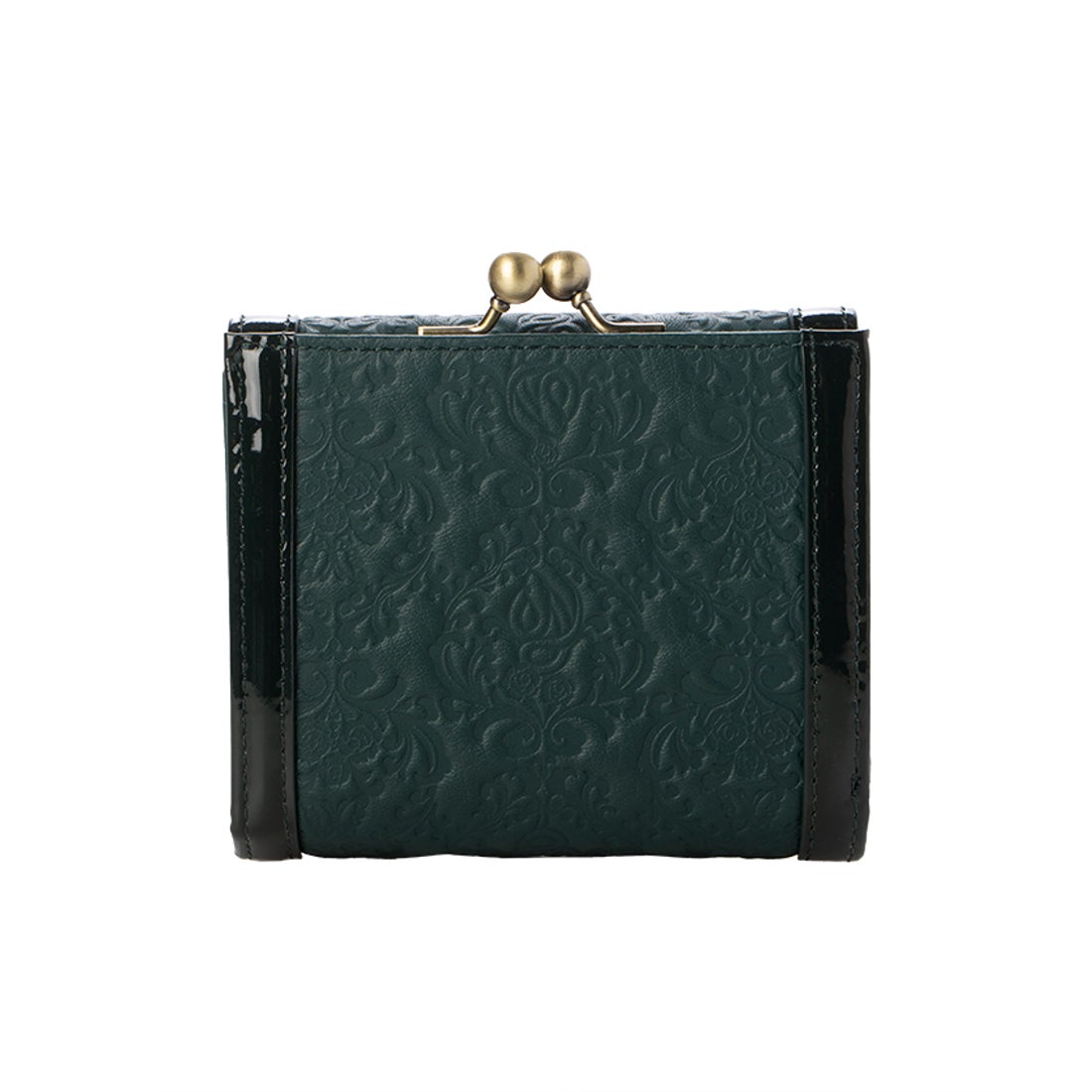 アナスイ ANNA SUI セルパン 二つ折り口金財布 （グリーン） -靴