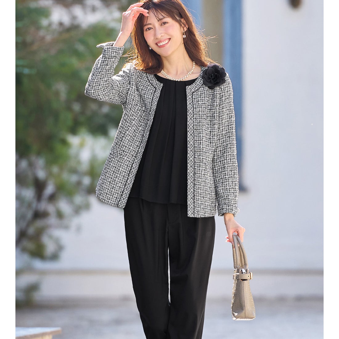 Alotta 【4点セット】入学式卒業式に！ママに嬉しい洗えるパンツ