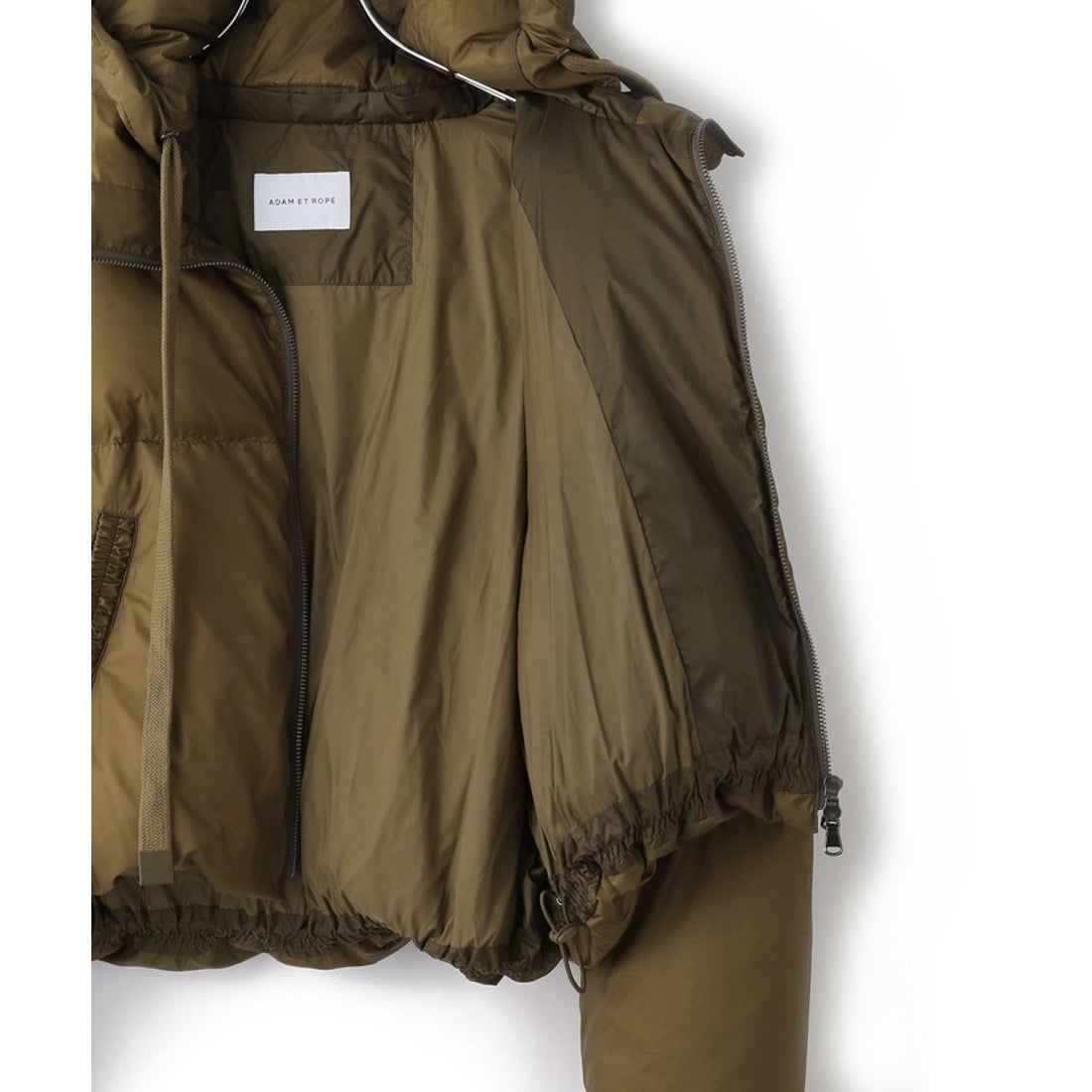 アダム エ ロペ ADAM ET ROPE' 【サステナブル】2WAYフーディショート