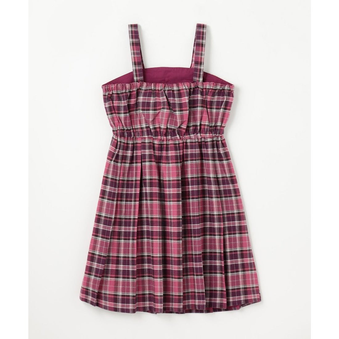 エニィ ANY チェックプリーツジャンパースカート （ピンク系