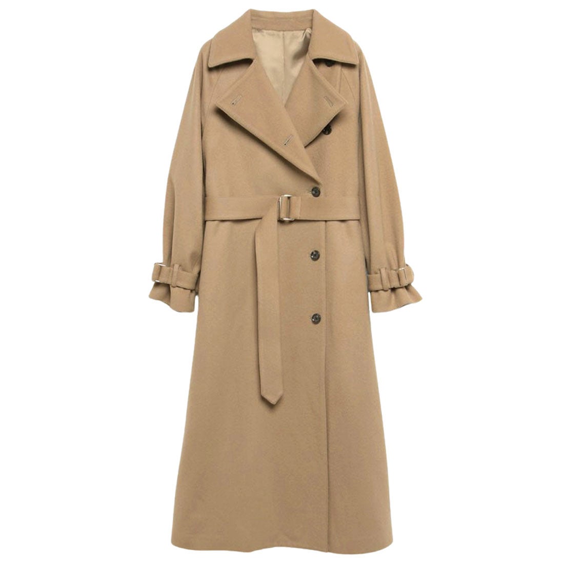 アニュアンス anuans ウールトレンチコート （CAMEL） -ファッション