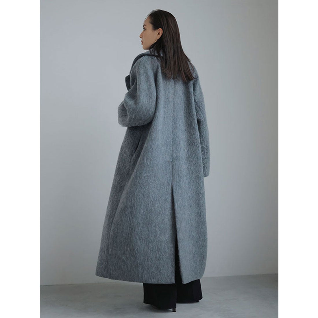 アニュアンス anuans ビッグラペルシャギーコート （GREY