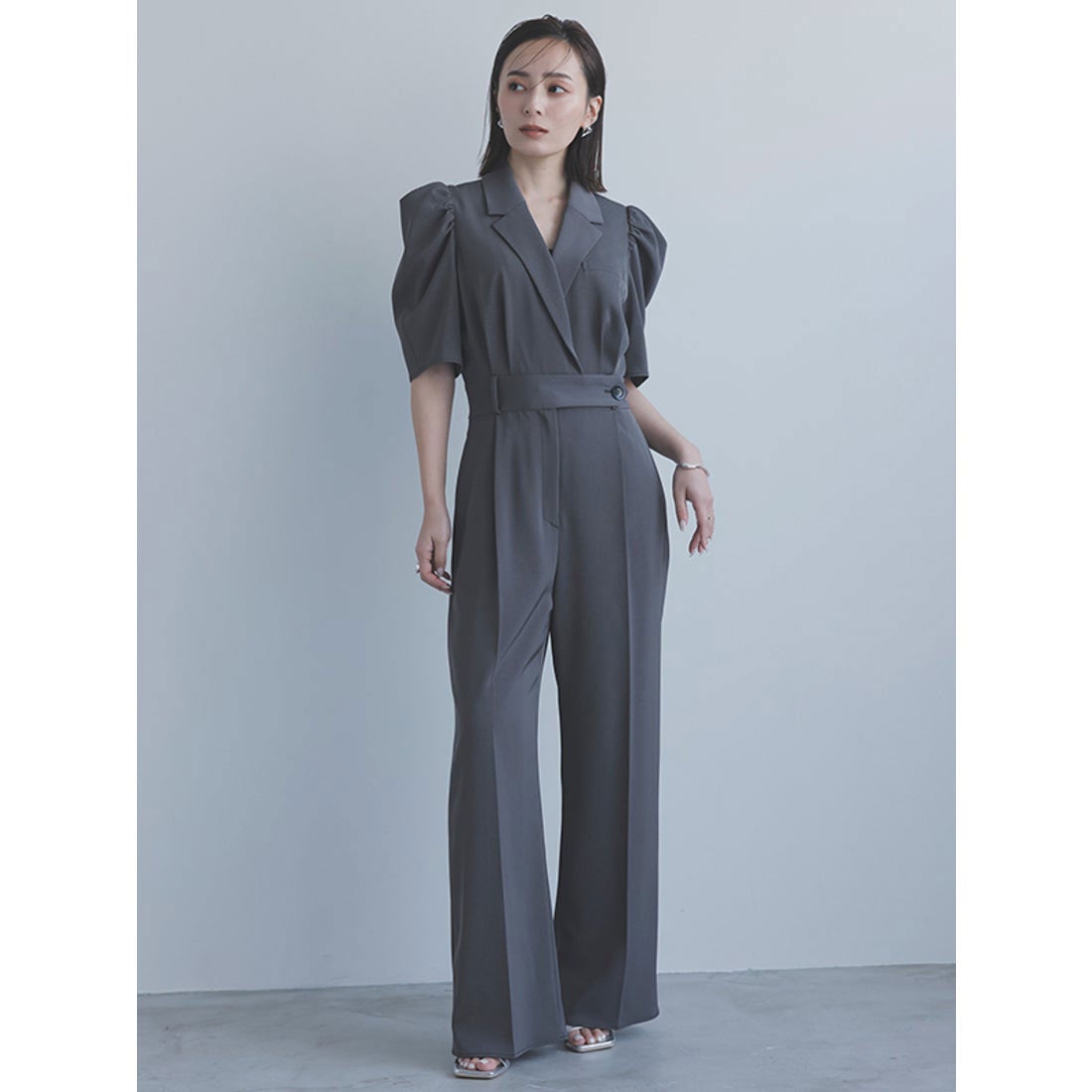 アニュアンス anuans テーラードオールインワン （BEIGE