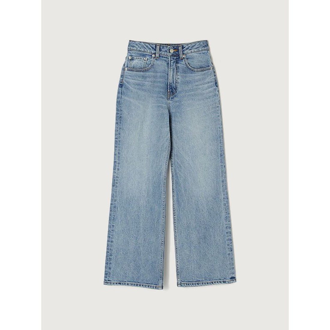 アニュアンス anuans Wide leg denim （LIGHTBLUE） - ファッション