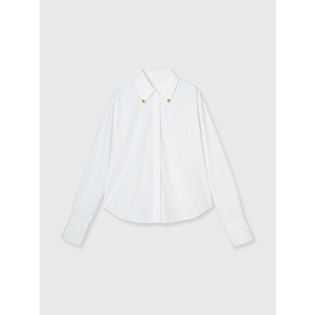 アニュアンス anuans アクセディティールシャツ （WHITE