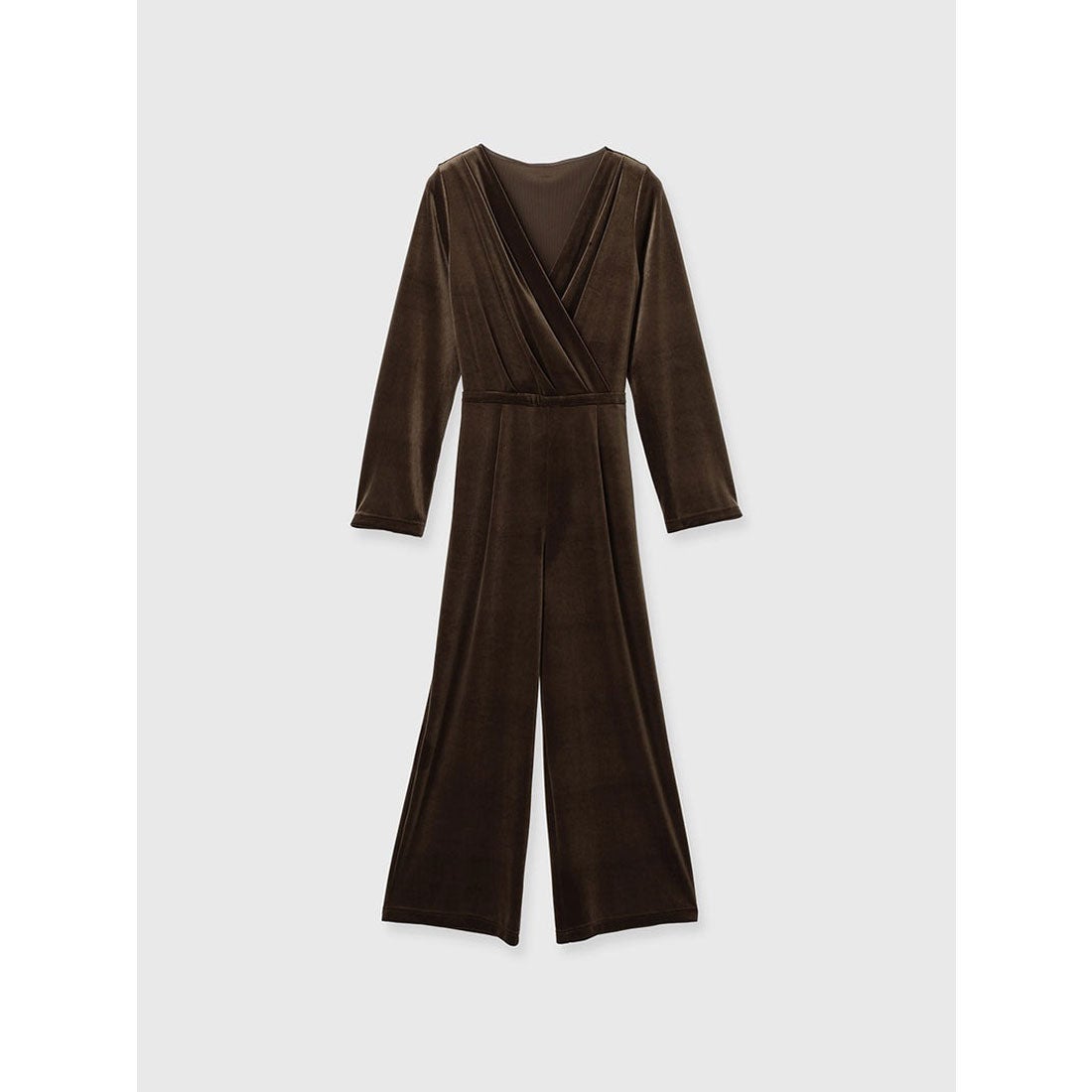 アニュアンス anuans ベロアカットオールインワン （BROWN