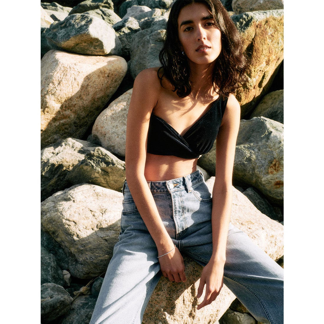 アニュアンス anuans ワンショルダーセパレートスイムウェア【返品不可