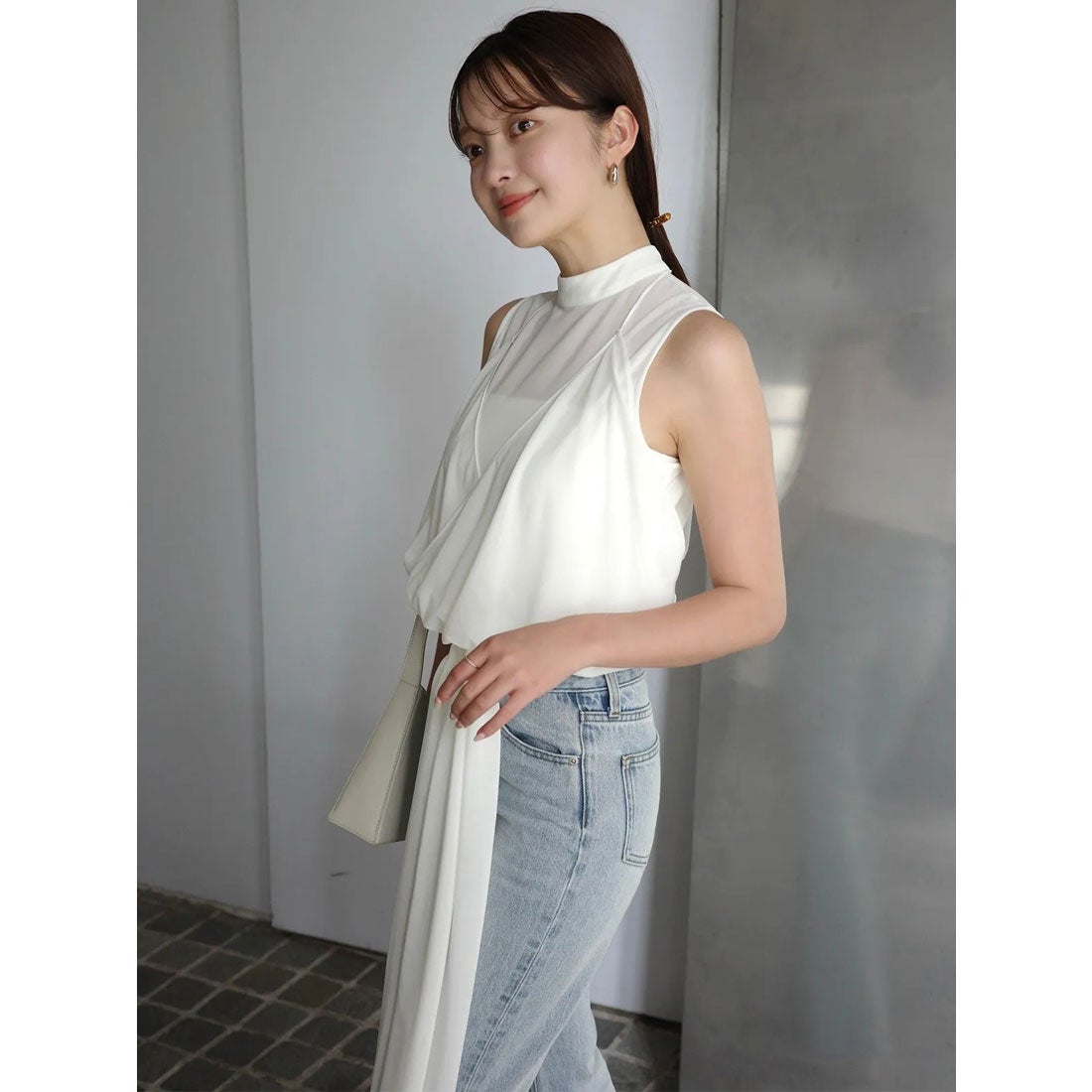 アニュアンス anuans レイヤードカットトップス （WHITE