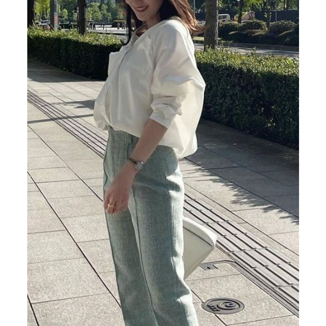 アニュアンス anuans スタンダードシャツ （WHITE） -ファッション通販