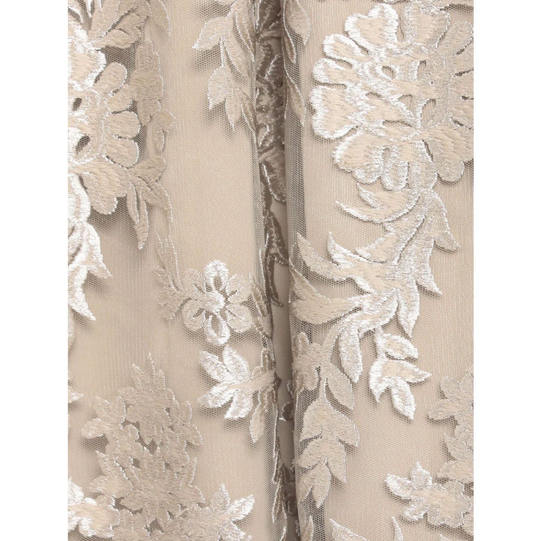 アニュアンス anuans エンブロイダリーレースハイウエストタックス