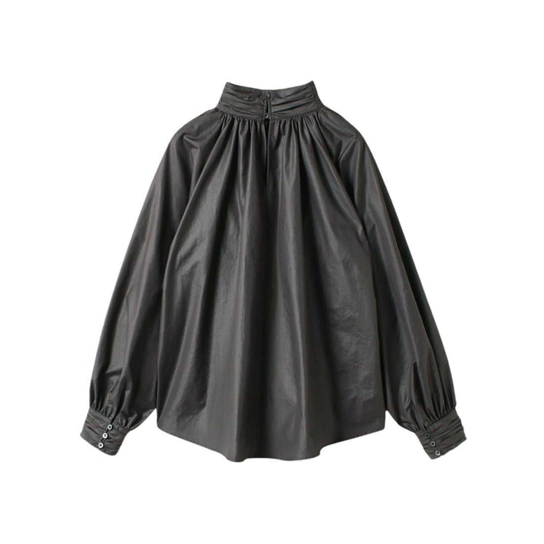 アニュアンス anuans ギャザーディテールデザインブラウス （WHITE