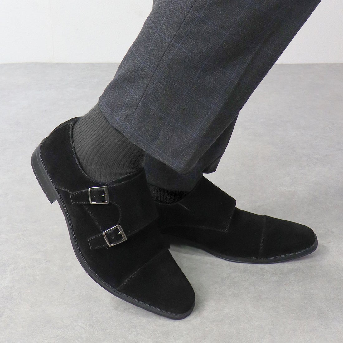 サンエープラス AAA+ オフィス カジュアル フォーマル ダブルモンク