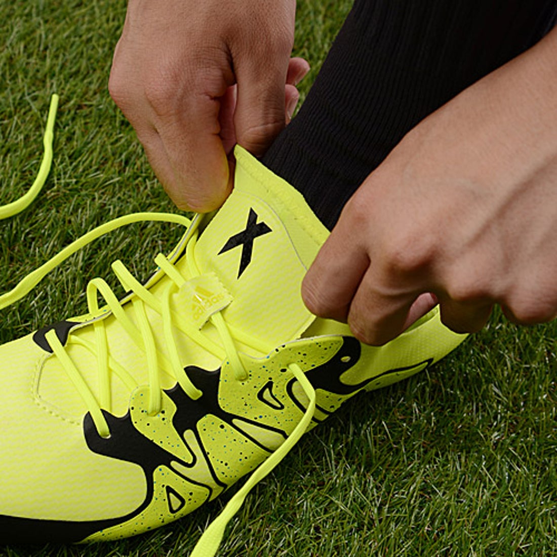 adidas アディダス エックス 15.1 FG/AG(蛍光イエロー×ブラック