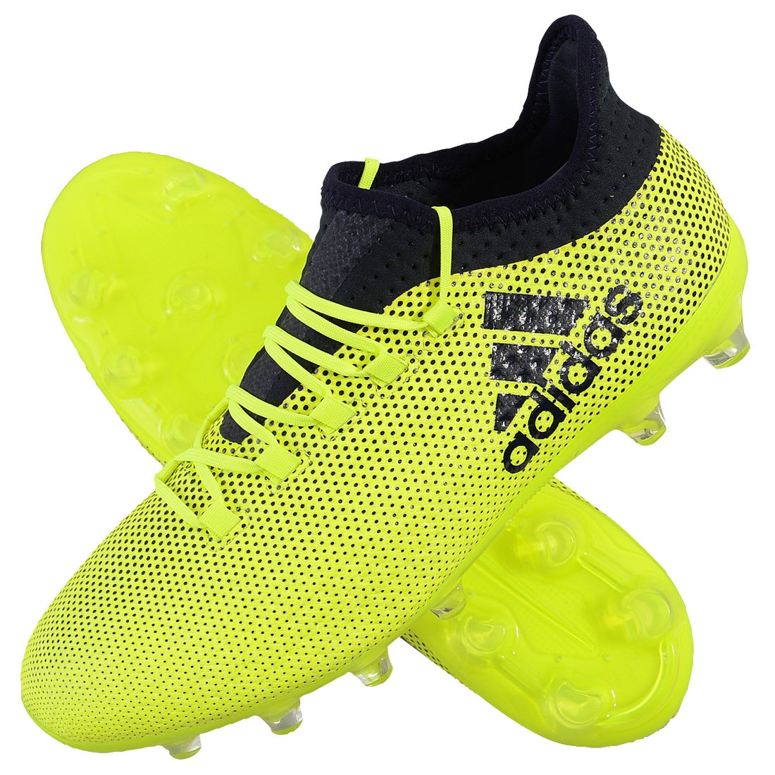 adidas アディダス エックス 17.2-ジャパン HG（蛍光イエロー×ネイビー