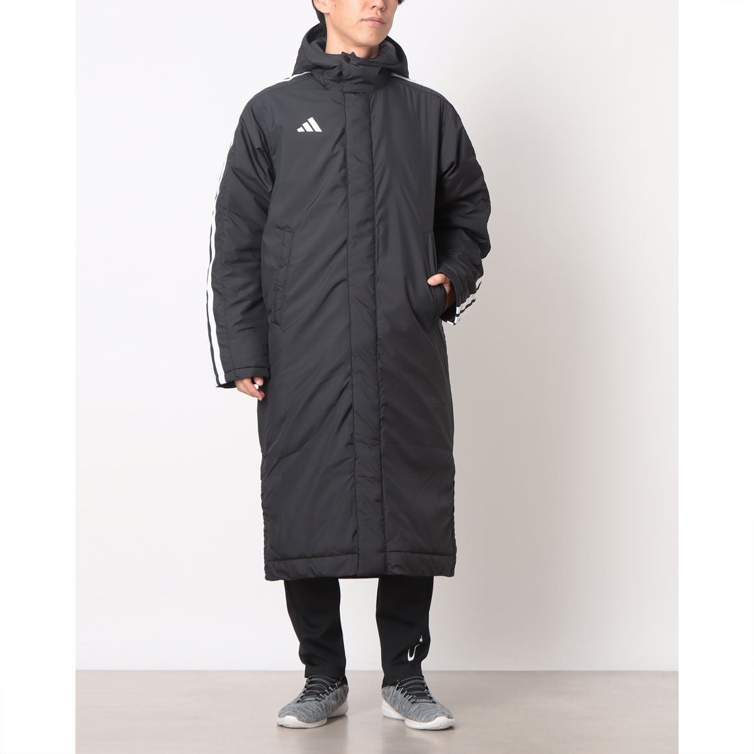アディダス adidas メンズ ベンチコート M ロング パデッドコート