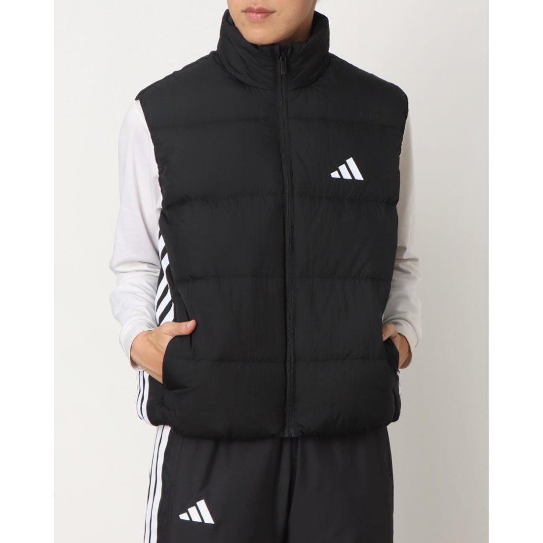 アディダス adidas メンズ 中綿ベスト エッセンシャルズ クライマ