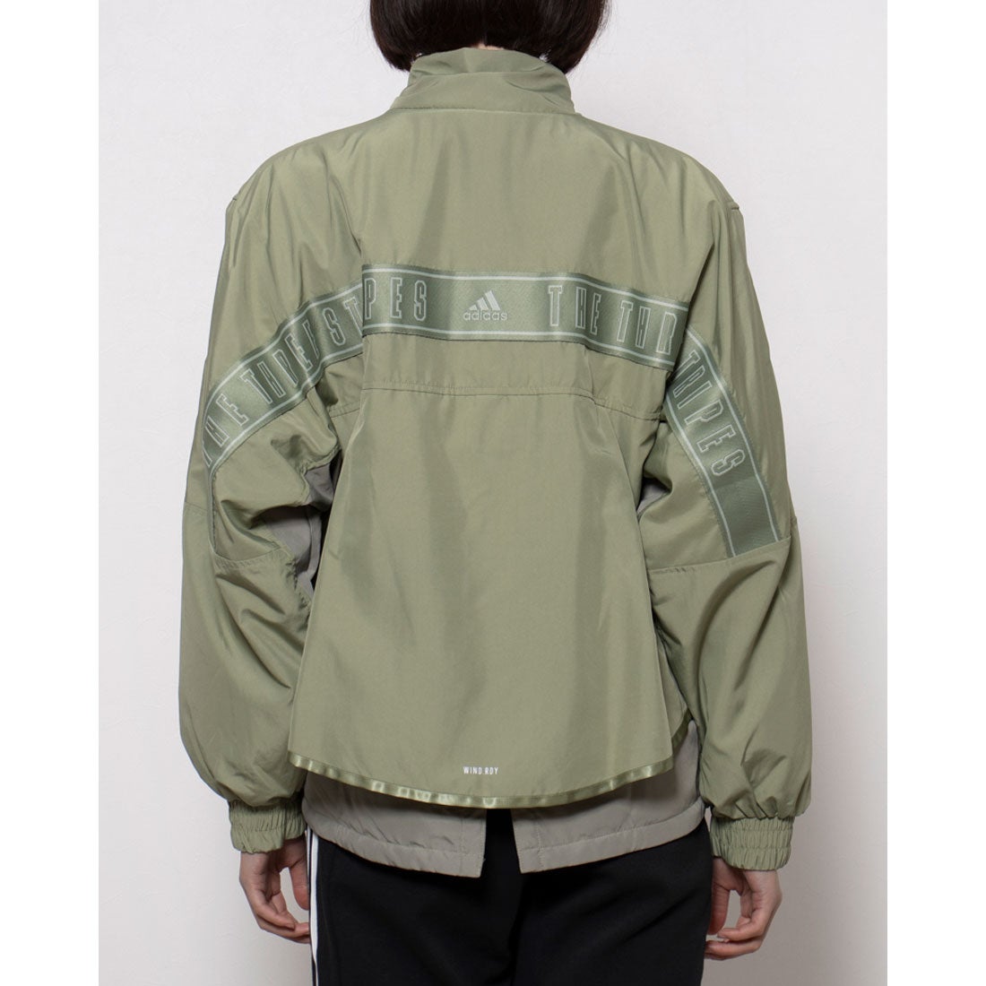 アディダス adidas レディース ウインドフルジップ W WORD ウーブン