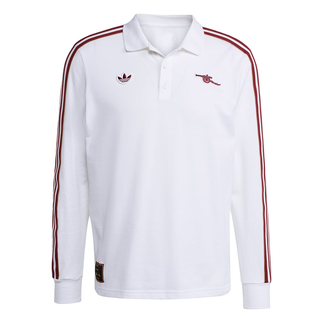 adidas アーセナル 25/26 TERRACE ICON ポロシャツ 長袖(ホワイト