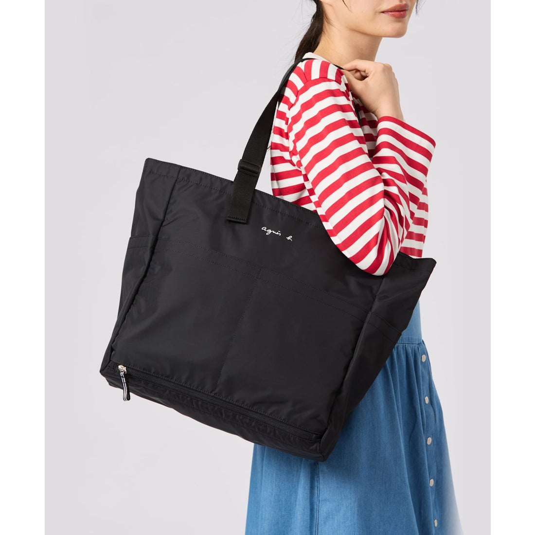 アニエスベー agnes b. AC12 E BAG ペアレンツバッグ（マザーズバッグ