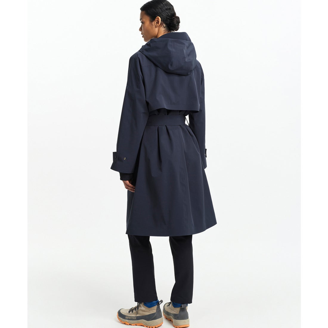 エーグル AIGLE 透湿防水 トレンチコート （ダークネイビー