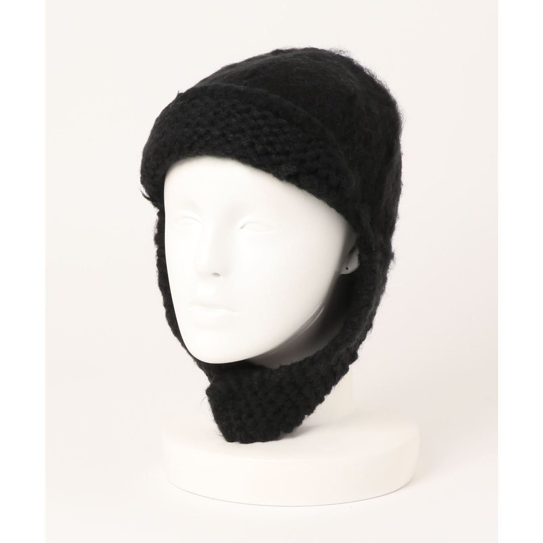 アイモハ aimoha 韓国風 モヘアフライトニットキャップ （ホワイト