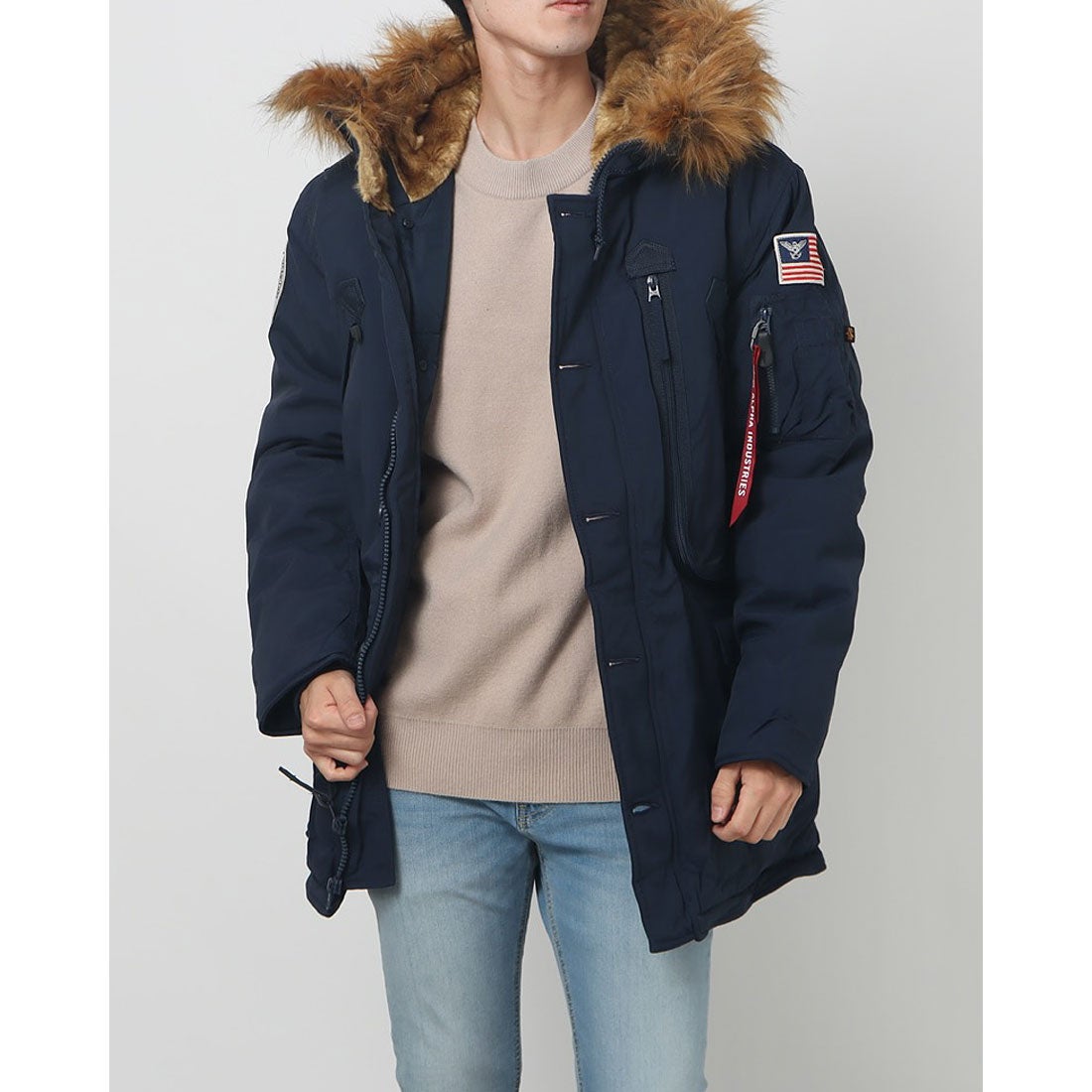 アルファ インダストリーズ ALPHA INDUSTRIES ALPHA N-3B ALPINE PARKA
