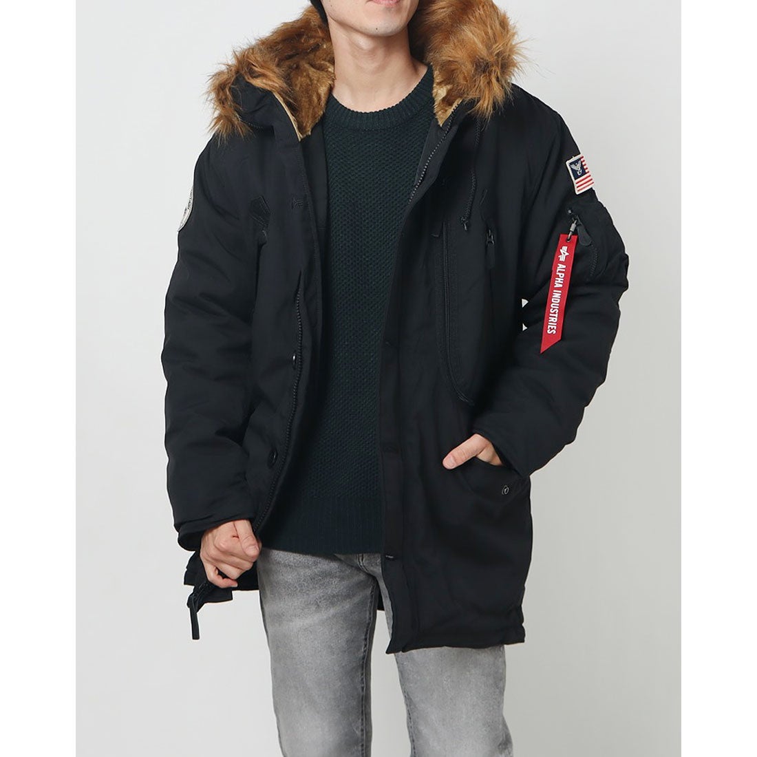 アルファ インダストリーズ ALPHA INDUSTRIES ALPHA N-3B ALPINE PARKA
