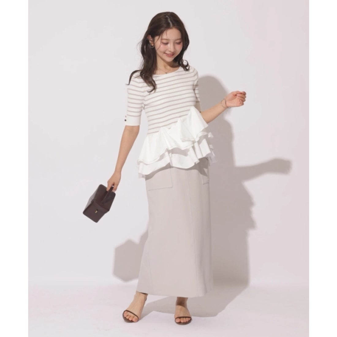 アプワイザー・リッシェ Apuweiser-riche ポケットディティールタイト