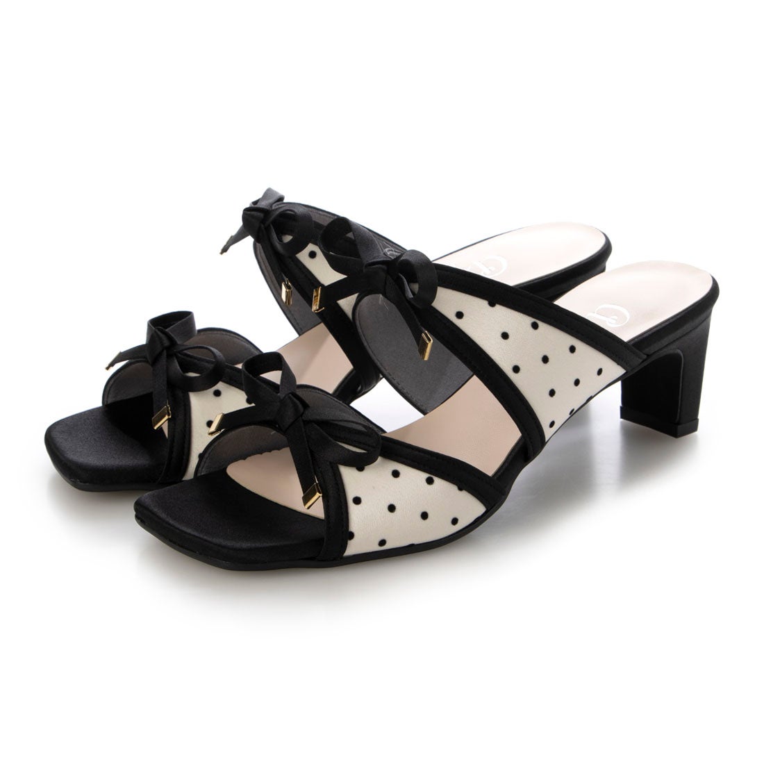 アルテミス バイ ダイアナ artemis by DIANA ドット柄ダブルリボン