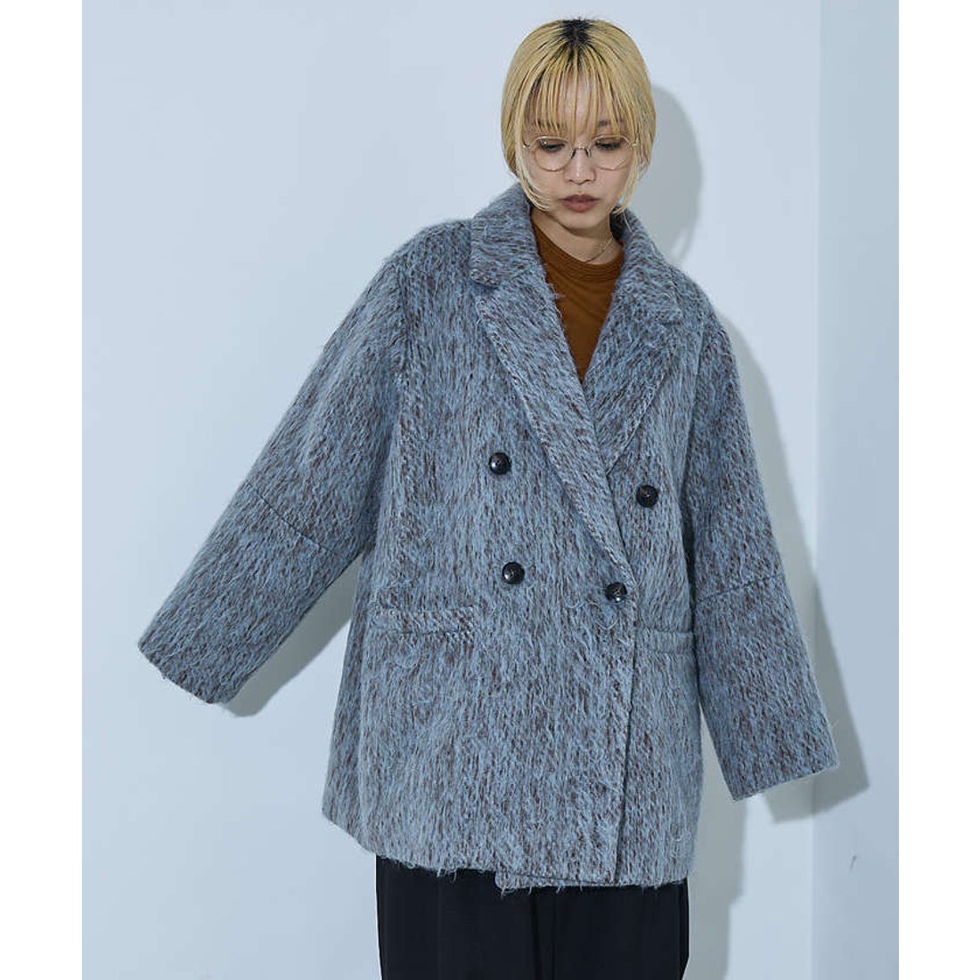 ノミネ NOMINE シャギー ジャケット コート / ジャコット【予約