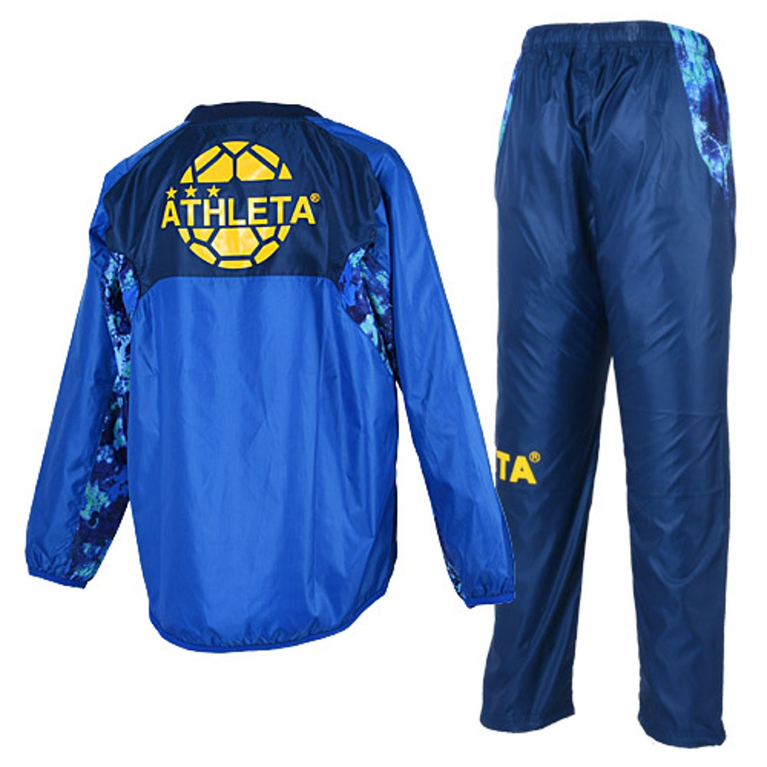 ATHLETA アスレタ ピステ 上下セット ジュニア(ブルー) FUK-19J-PS BLU