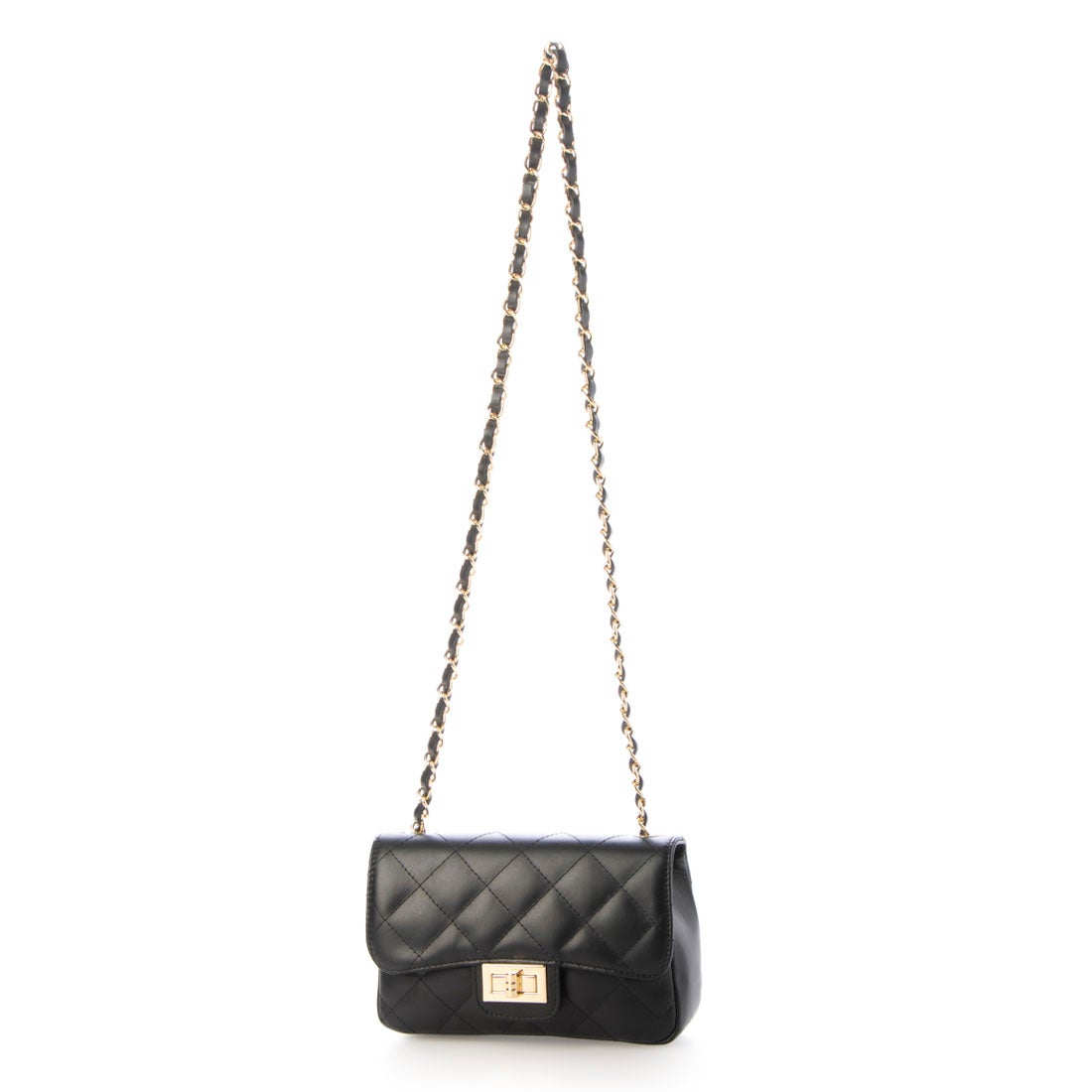 MADE IN ITALY】オウレンティ AULENTTI キルティングチェーンバッグ