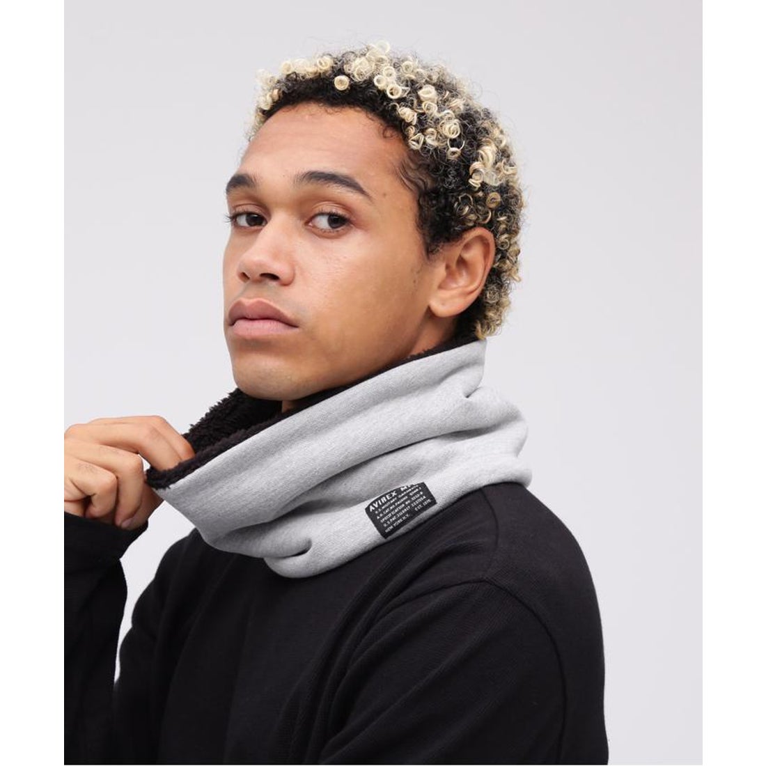 アヴィレックス AVIREX SWEAT NECK WARMER / スウェット ネック