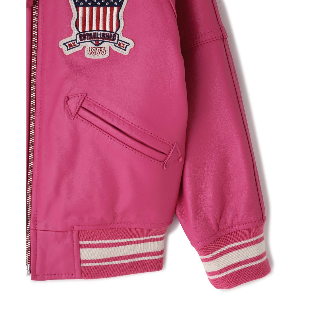 アヴィレックス AVIREX ※K－LIGHT SIGNATURE VARSITY JKT （ピンク