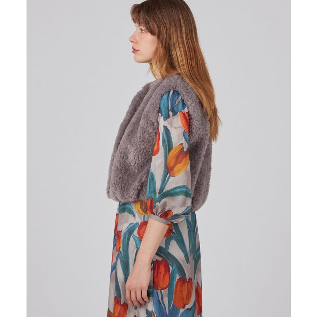 ボールジィ Ballsey ランダムファー ショートベスト （11 ホワイト