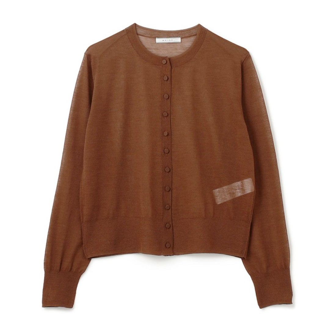 ベイジ, BEIGE, 【洗える】CADDO / シアーウールカーディガン （Md