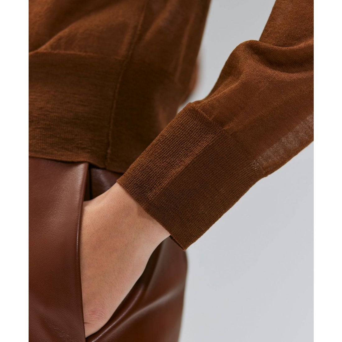 ベイジ, BEIGE, 【洗える】CADDO / シアーウールカーディガン （Md