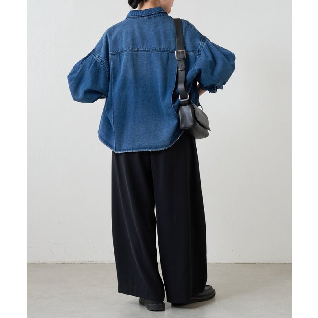 ビアズリー BEARDSLEY 《FRIPIER》カットオフデニムシャツ （indigo