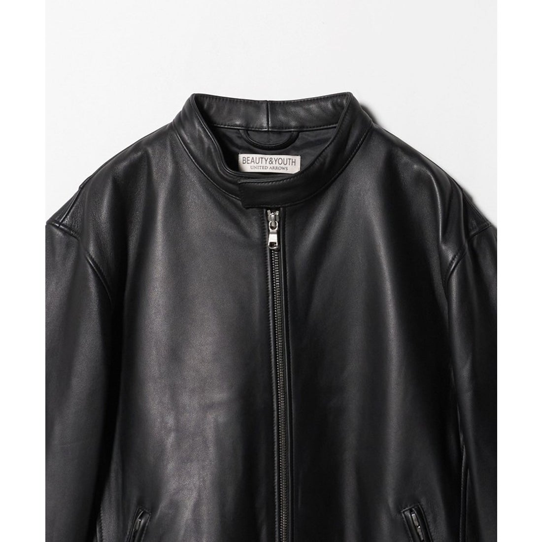 BEAUTY&YOUTH UNITED ARROWS シープレザー シングル ライダース