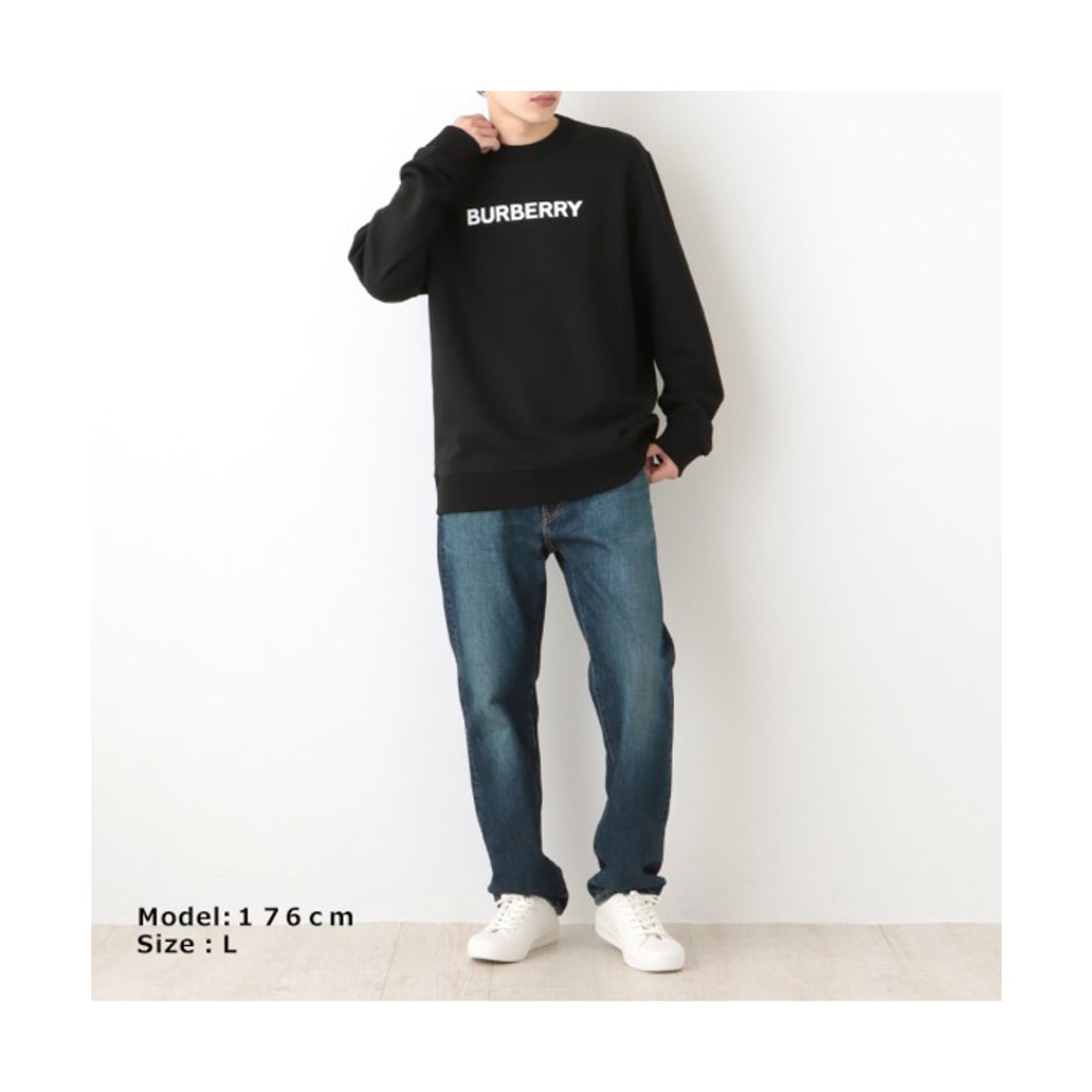 バーバリー BURBERRY スウェットシャツ プルオーバー ブラック メンズ