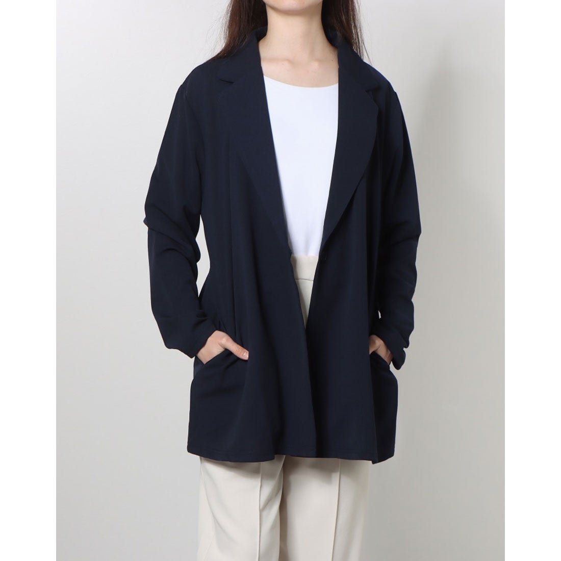 ゴールドジャパン GOLDJAPAN カットジョーゼットロングテーラード