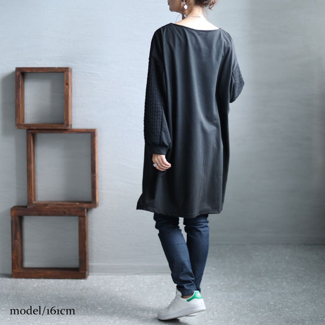 ゴールドジャパン GOLDJAPAN チュニック 長袖 ドルマン ロング 秋