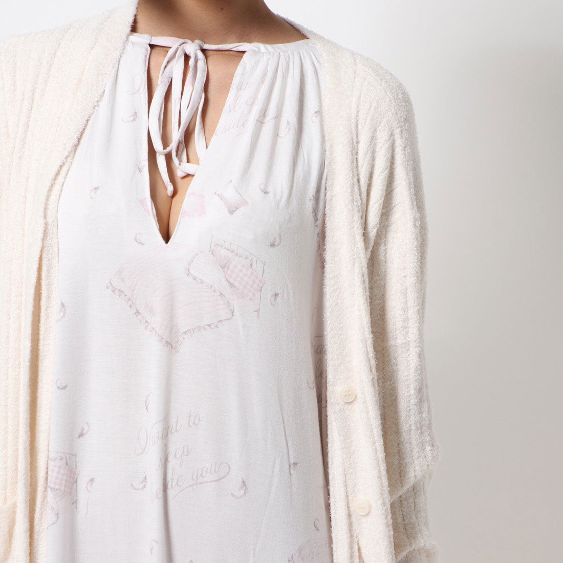 ジェラートピケ gelato pique 調温スムーズィーリブカーディガン