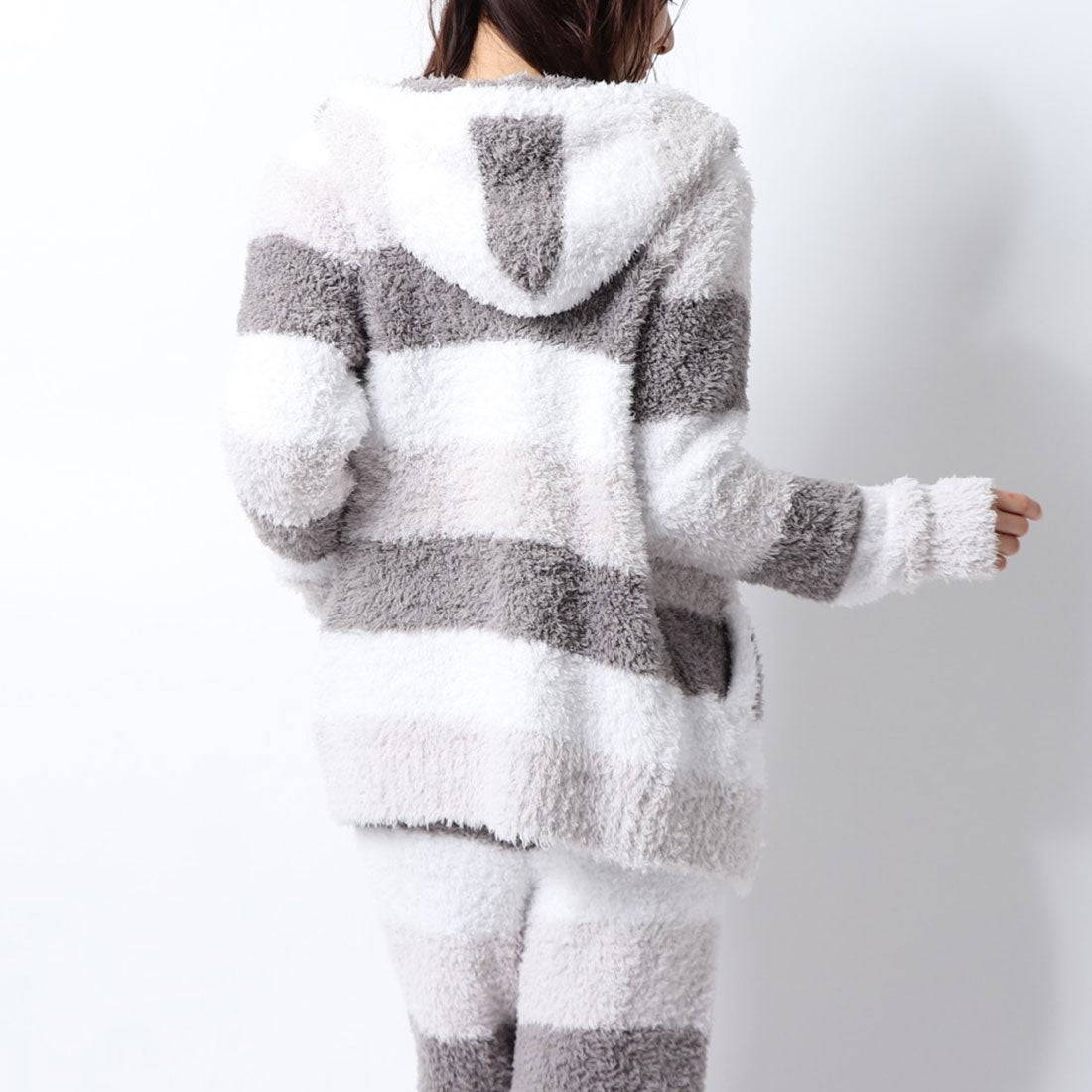 ジェラートピケ gelato pique ジェラートグラデーションボーダーパーカ